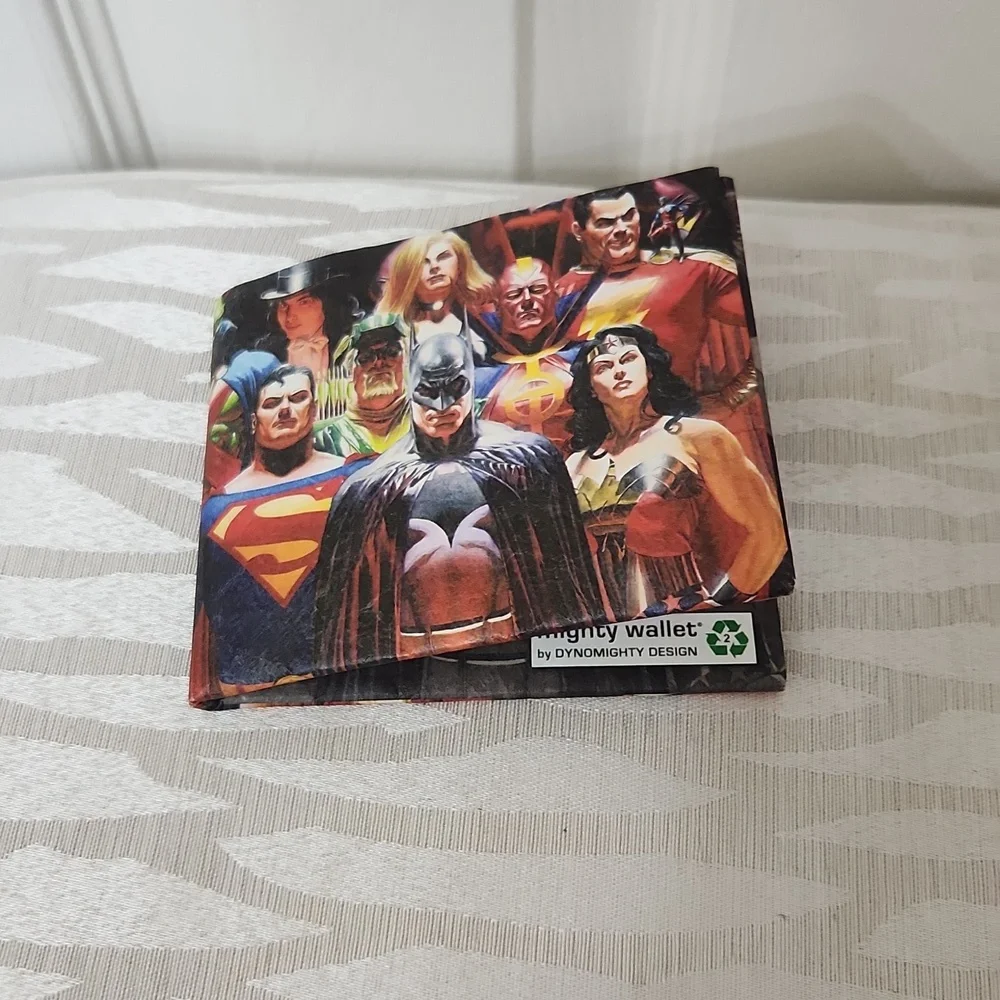 Justice League, Mighty Wallet, Paper, Comic Book, Bifold, Superman, Batm…